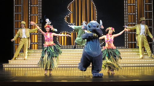 Stitch dancing Hawaiian